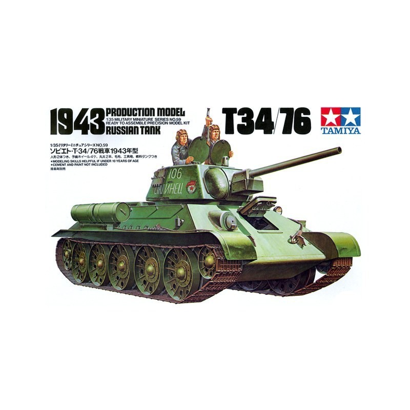 T34- 76  43 TANQUE RUSO