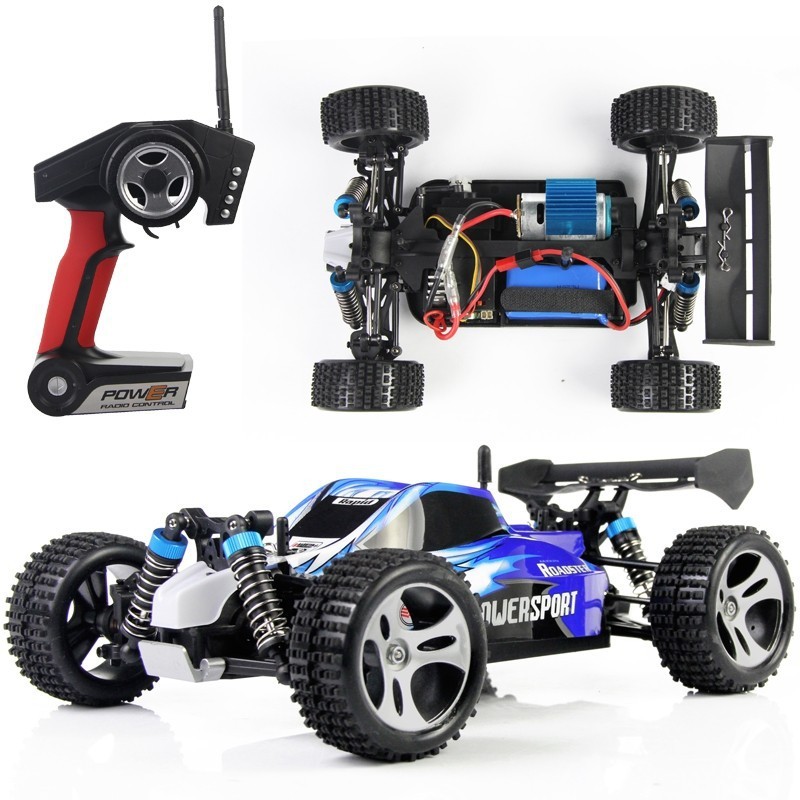 BUGGY ELECTRICO RTR 1/18 4WD COMPLETO CON LIPO