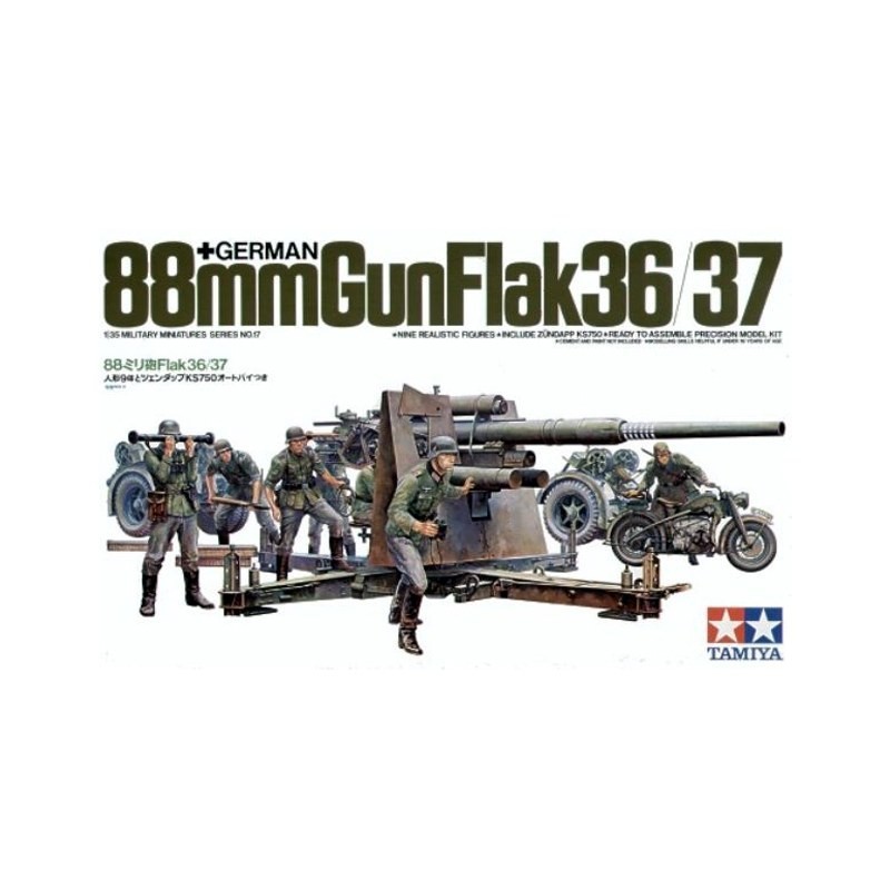 GERMAN 88 MM GUN FLACK 36/37