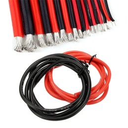 CABLE SILICONA 10 AWG ROJO...