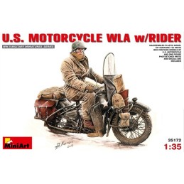 US. MOTORCYCLE WLA W/RIDER
