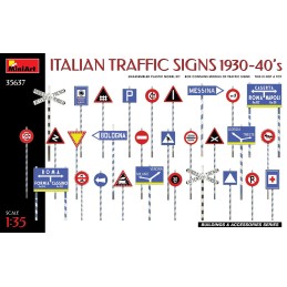 ITALIAN TRAFFIC SIGNS 1930