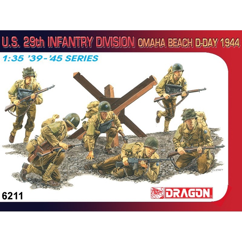 US 29TH INFANTRY DIVISION OMAHA 1944