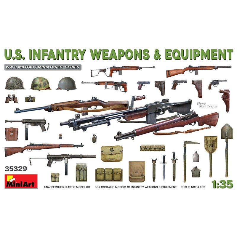 ACCESORIOS US. INFANTRY WEAP EQUIP 1/35