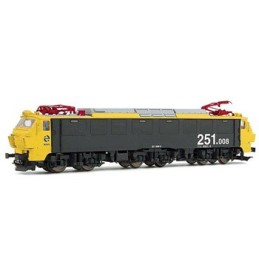 Locomotora 251.008 amarilla...