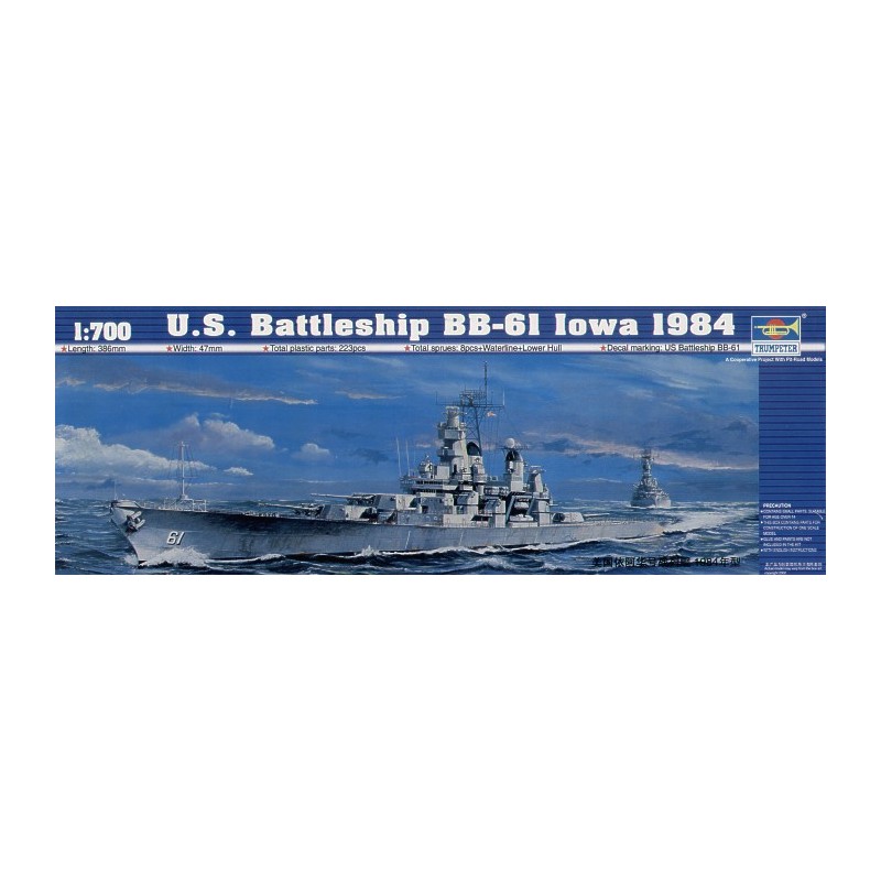 U.S.  BATTLESHIP  BB-61  IOWA 1984
