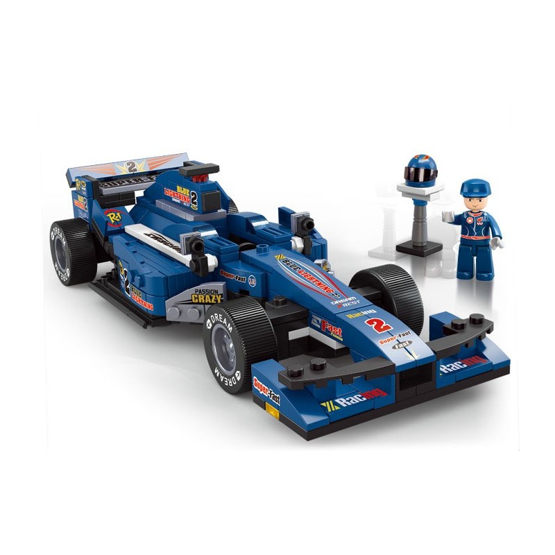 F1 RACING CAR BLUE