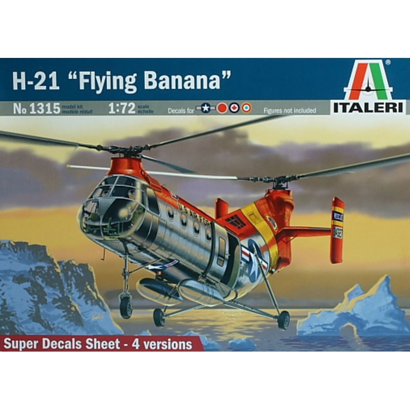 HELICOPTERO H-21 " FLYING BANANA"