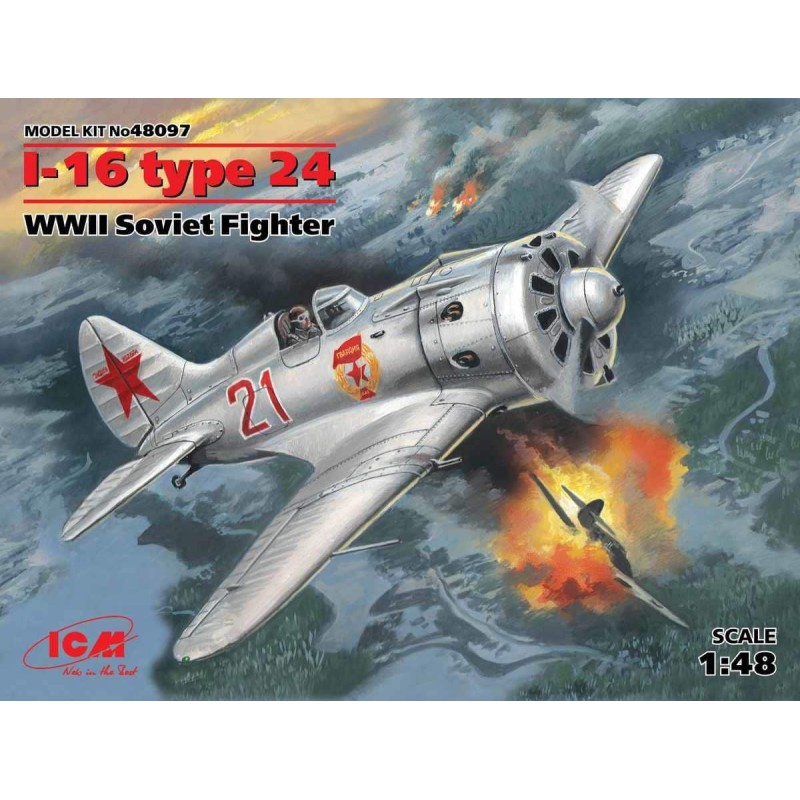 I-16 type 24  SOVIET FIGHTER WW II