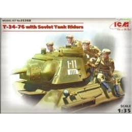 T-34-76  W SOVIET TANK RIDERS