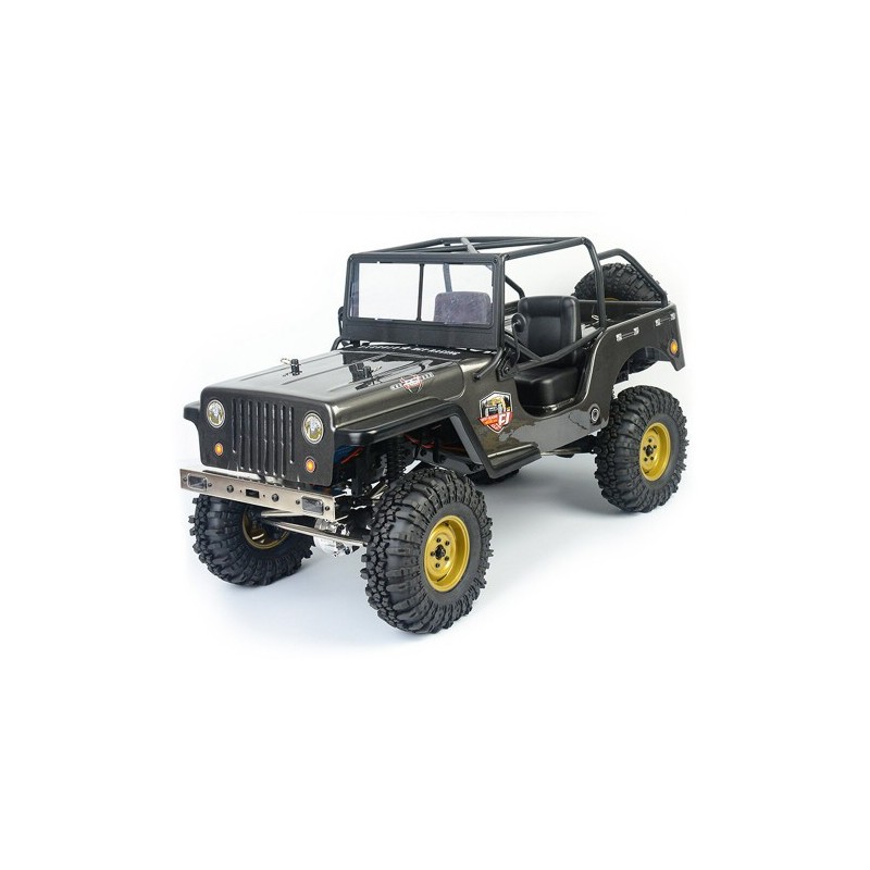 CRAWLER REALISTIC JEEP 1/10 4X4 RTR GRIS OSCURO