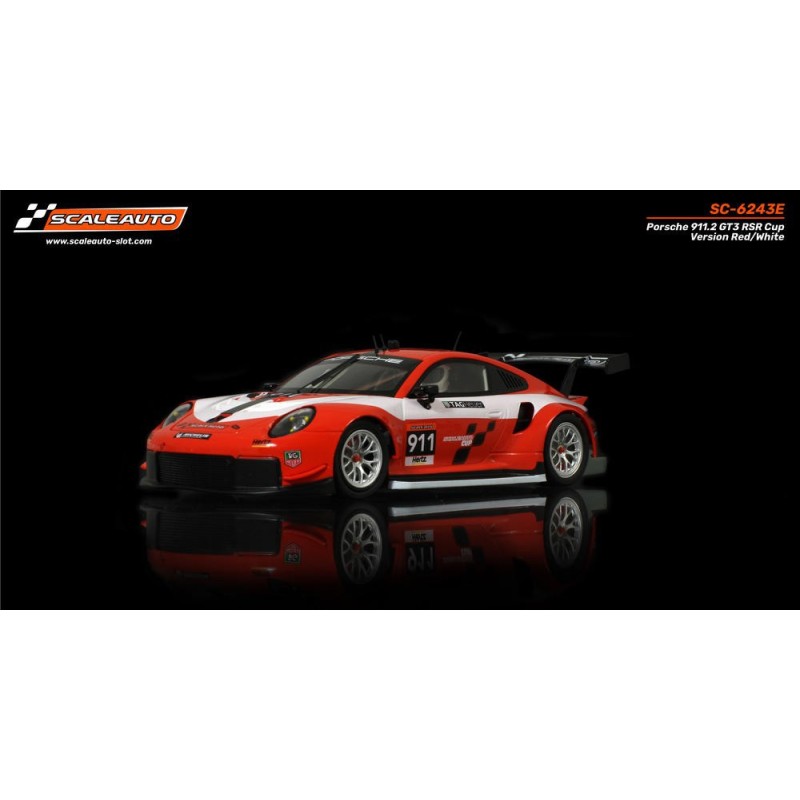 PORSCHE 991 RSR GT3 CUP RACING RED/WHITE