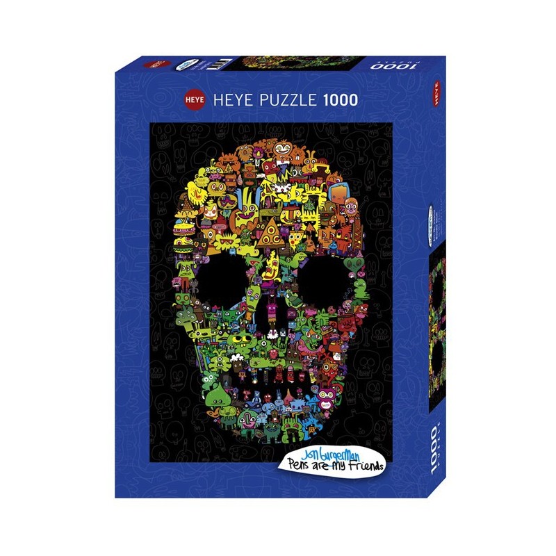 DOODLE SKULL 1000 PIEZAS