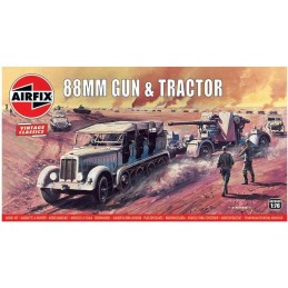 88MM GUN & TRACTOR GERMAN