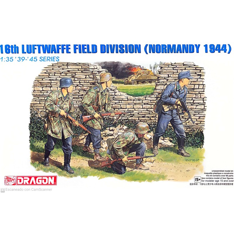 LUTWAFFE 16TH FIELD DIVISION 1944