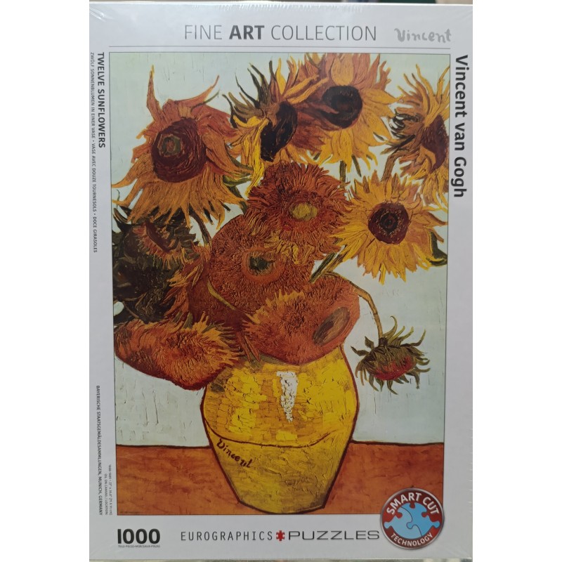 TWELVE SUNFLOWERS VAN GOGH