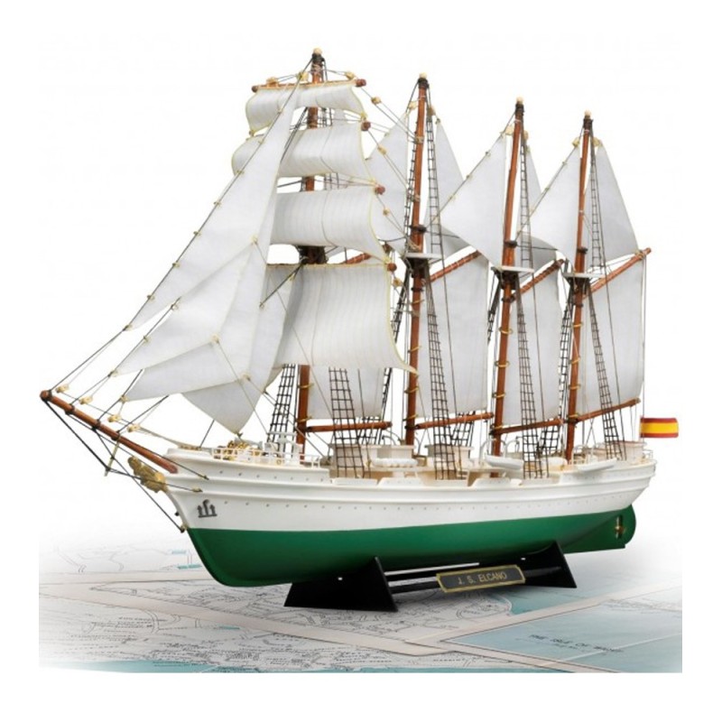 BARCO JUAN SEBASTIAN ELCANO ESC 1/250 45X25X6CM