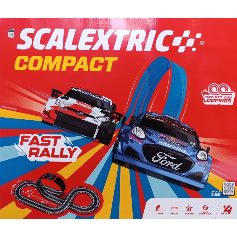 CIRCUITO COMPACT FAST RALLY CON LOOPING 4,20 METROS
