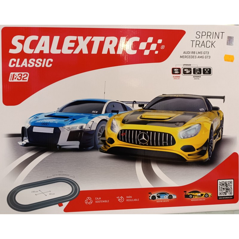 CIRCUITO SPRINT TRACK 3,2M RECORRIDO AUDI R8 - MERCEDES AMG