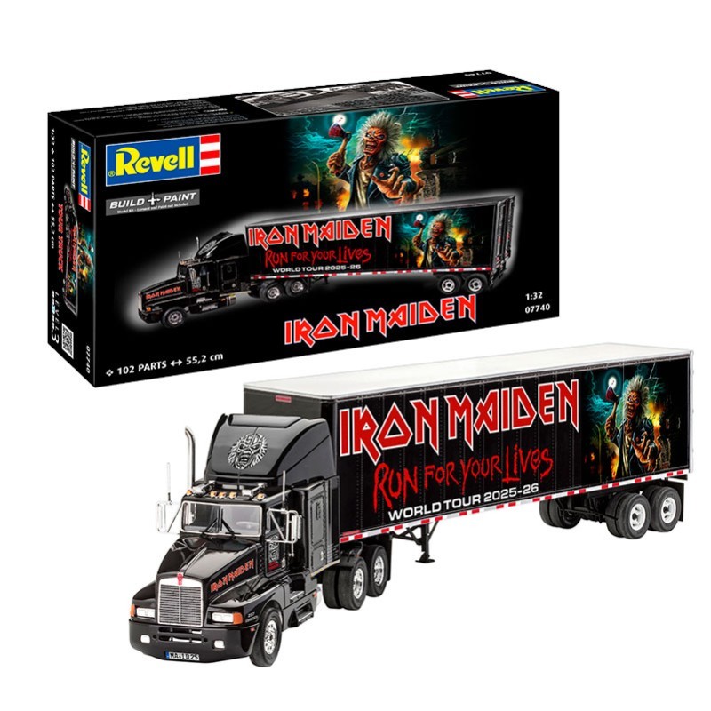 CAMION CON REMOLQUE TOUR IRON MAIDEN