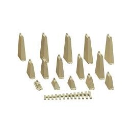 SET PILARES PLASTICO RAMPA...