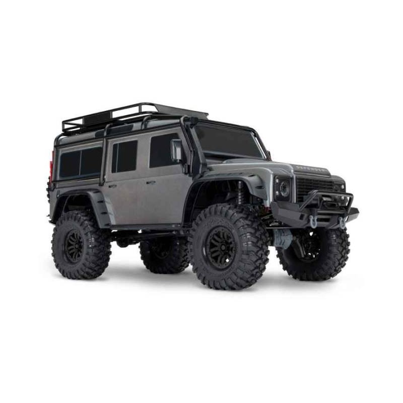 TRAXXAS TRX4 TRAIL DEFENDER SILVER BAT Y CARGADOR NO INCLUIDO