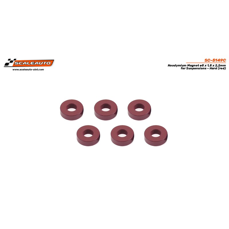 IMAN NEODIMIO 5X1,5 2,2MM ROJO