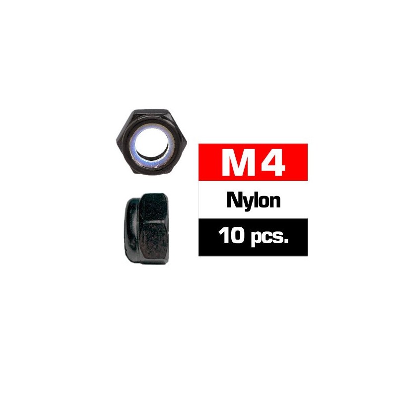 TUERCA AUTOBLOCANTE M4 10 UNIDADES