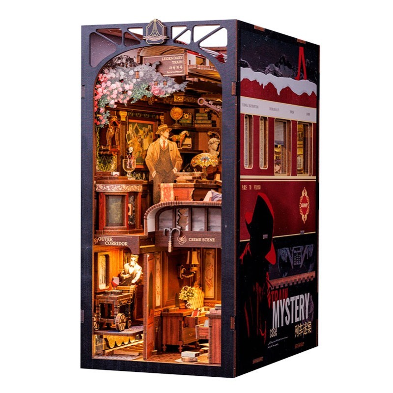 TRAIN MYSTERY CASE 338 PIEZAS ENTRE-LIBROS