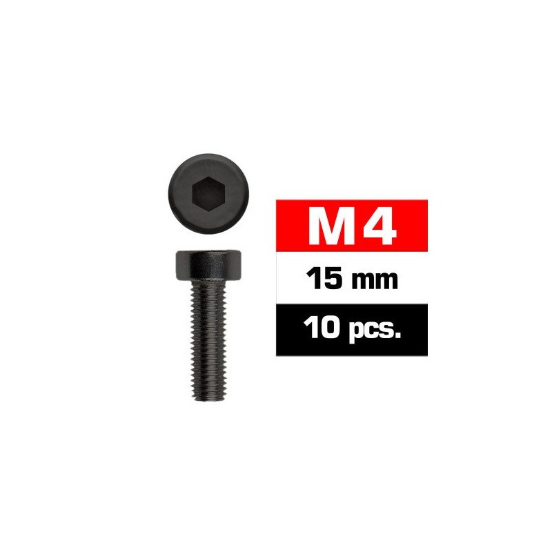 TORNILLO CILINDRICO 4X15MM 10 UNIDADES