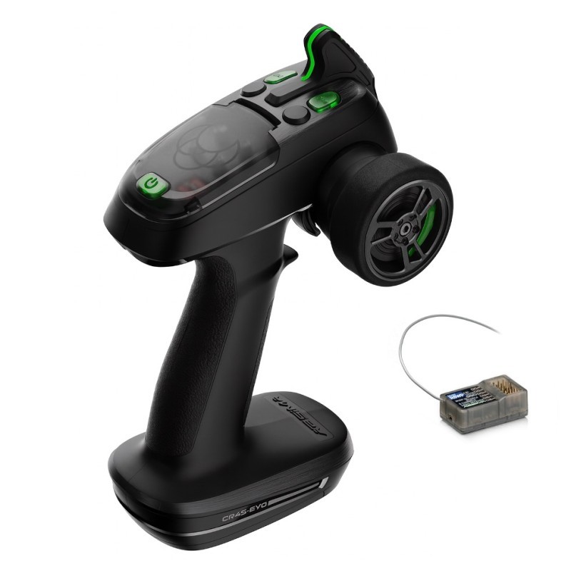 EMISORA VOLANTE CR4S-EVO 2.4 GHZ CON RECEPTOR