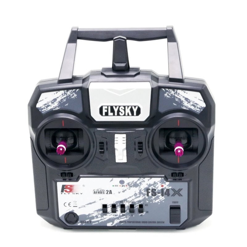 EMISORA CON RECEPTOR I4X 4 CANALES 2,4GHZ AVION-BARCO