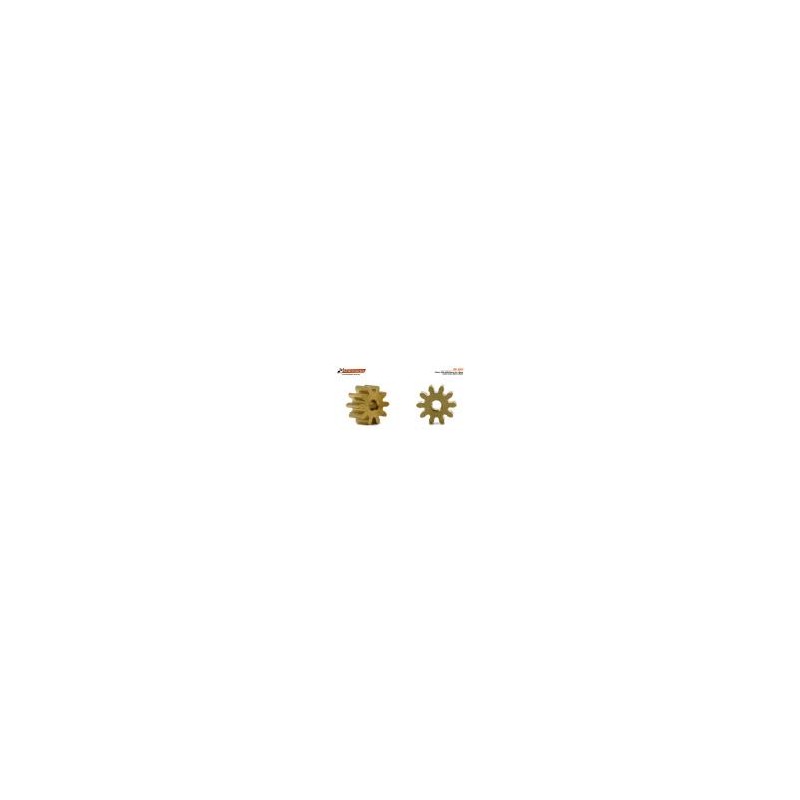 PIÑON 10D M50 LATON EJE 1,5 MM 2 UNIDADES