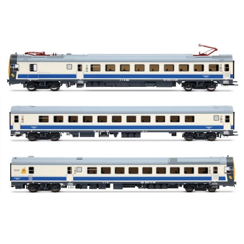 RENFE SERIE 444 DECO AZUL-BLANCA INTERCITY