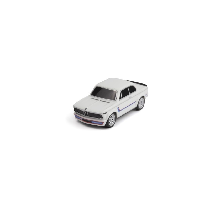 BMW 2002 TURBO WHITE SOLO COCHE ESC 1/64