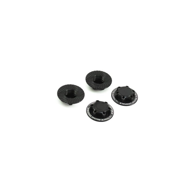 TUERCA RUEDA V2 CERRADA 17MM NEGRA 4 UNIDADES